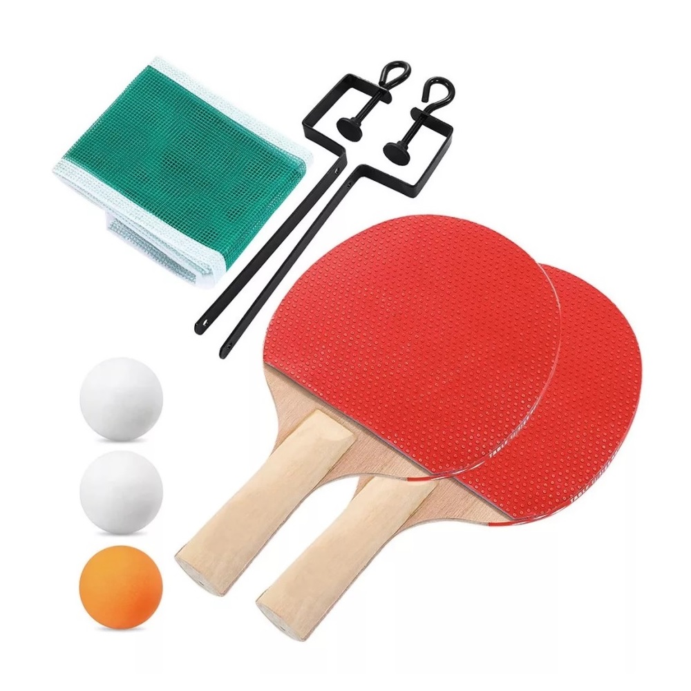 Paletas Ping Pong con red y pelotas