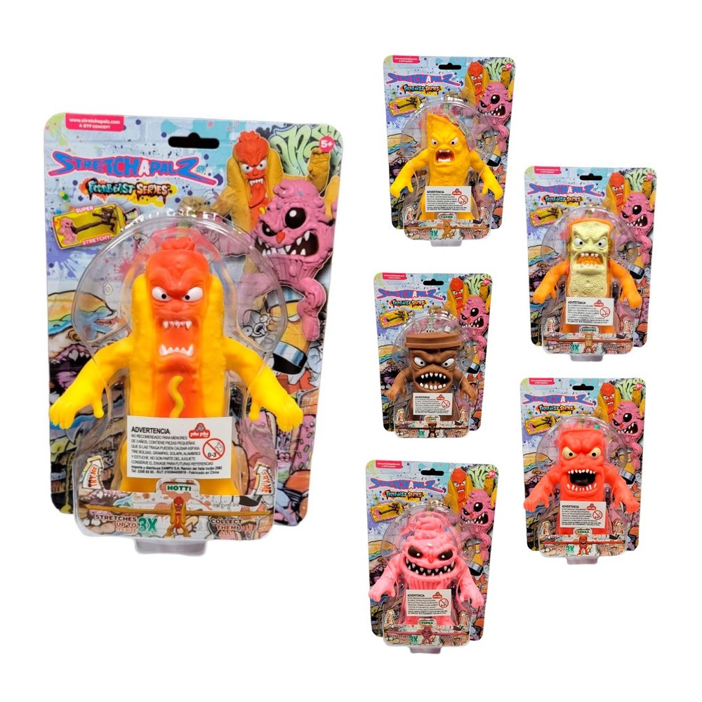 Muñeco Elastizado Serie FoodBeast
