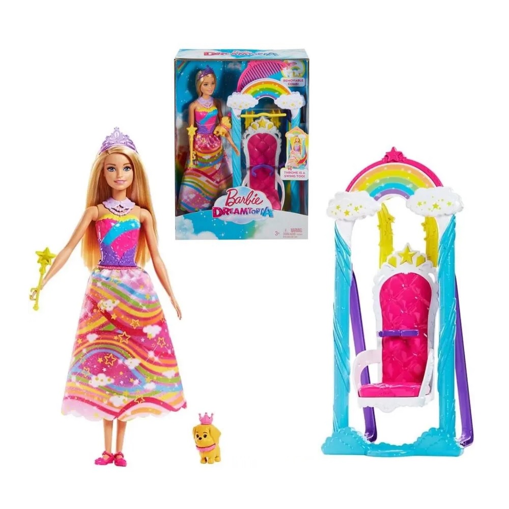 Barbie Trono de arco Iris