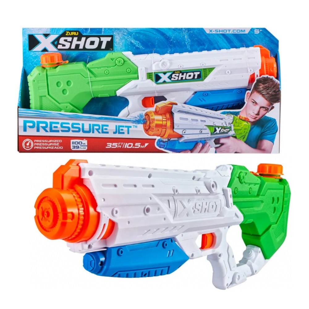 X Shot Pistola Agua Pressure Jet