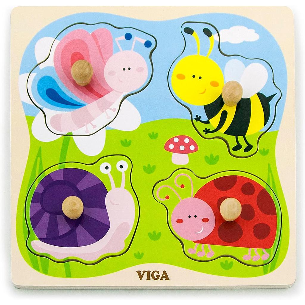 Puzzle Plano Insectos Viga