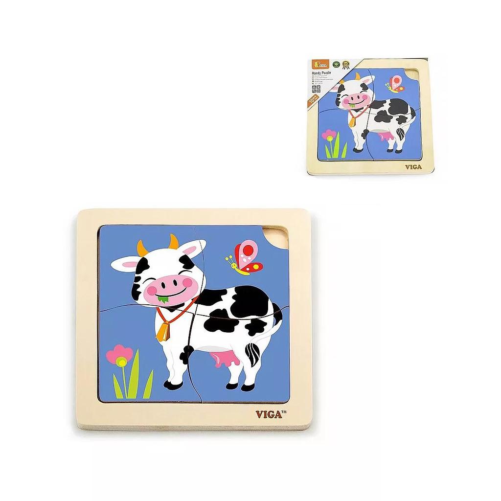Puzzle Plano Vaquita Viga