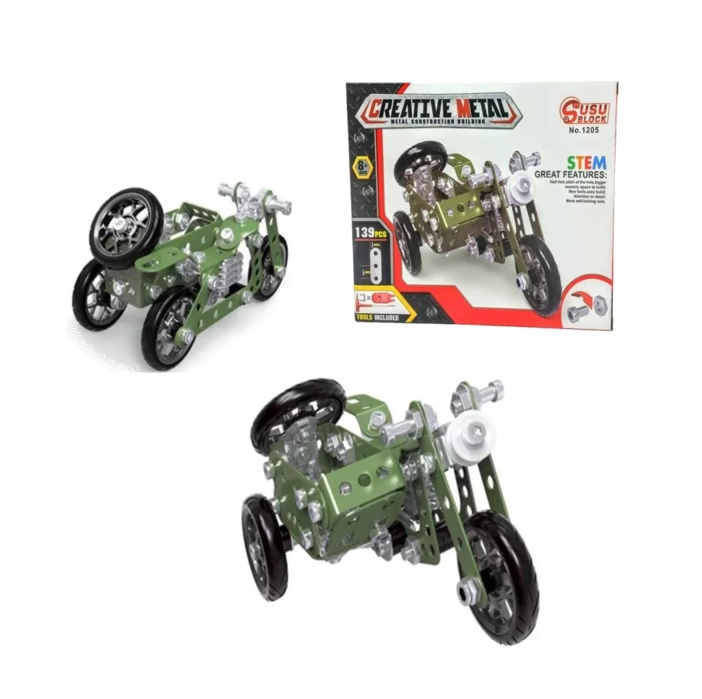 Mecano Metal Moto 139 pcs