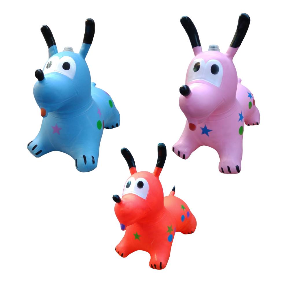 Perro Inflable Saltarín con Sonido