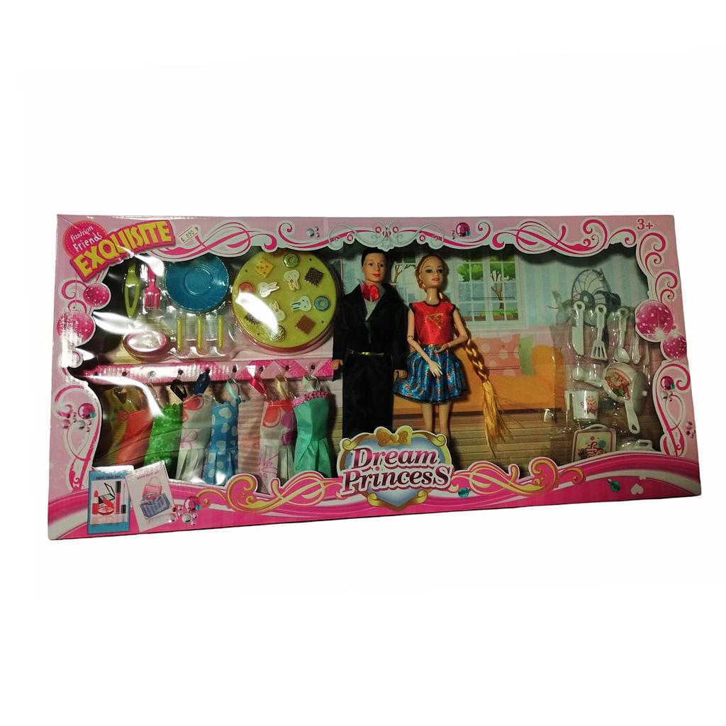 Pareja con Vestimenta y Accesorios