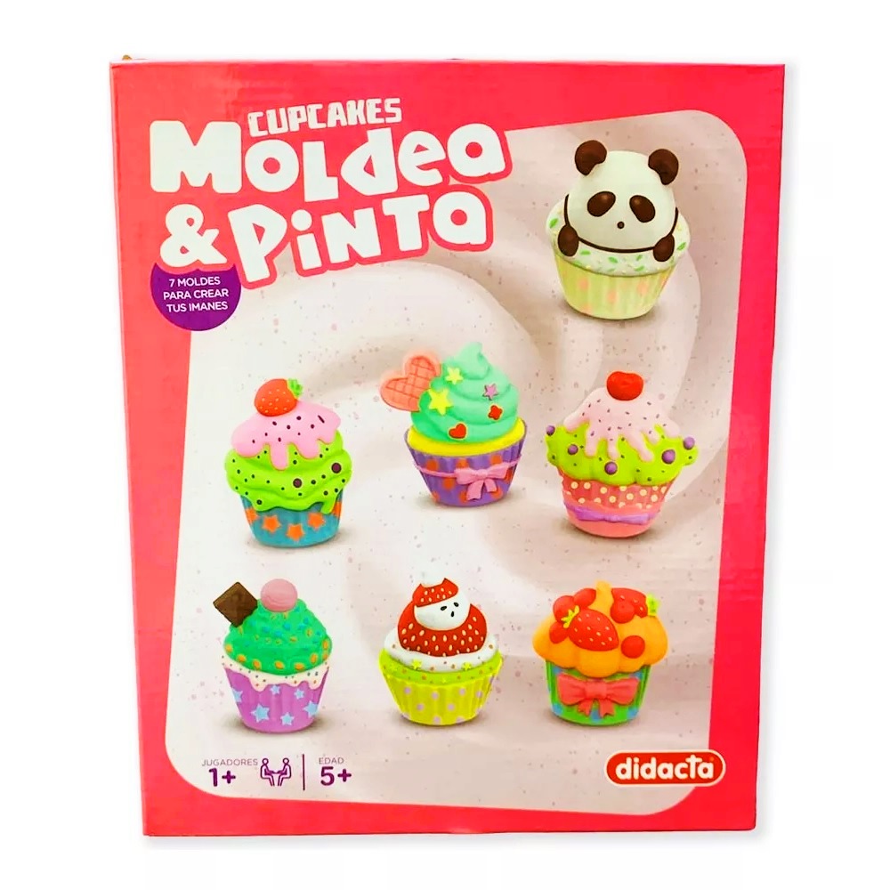 Moldea y Pinta Cupcake