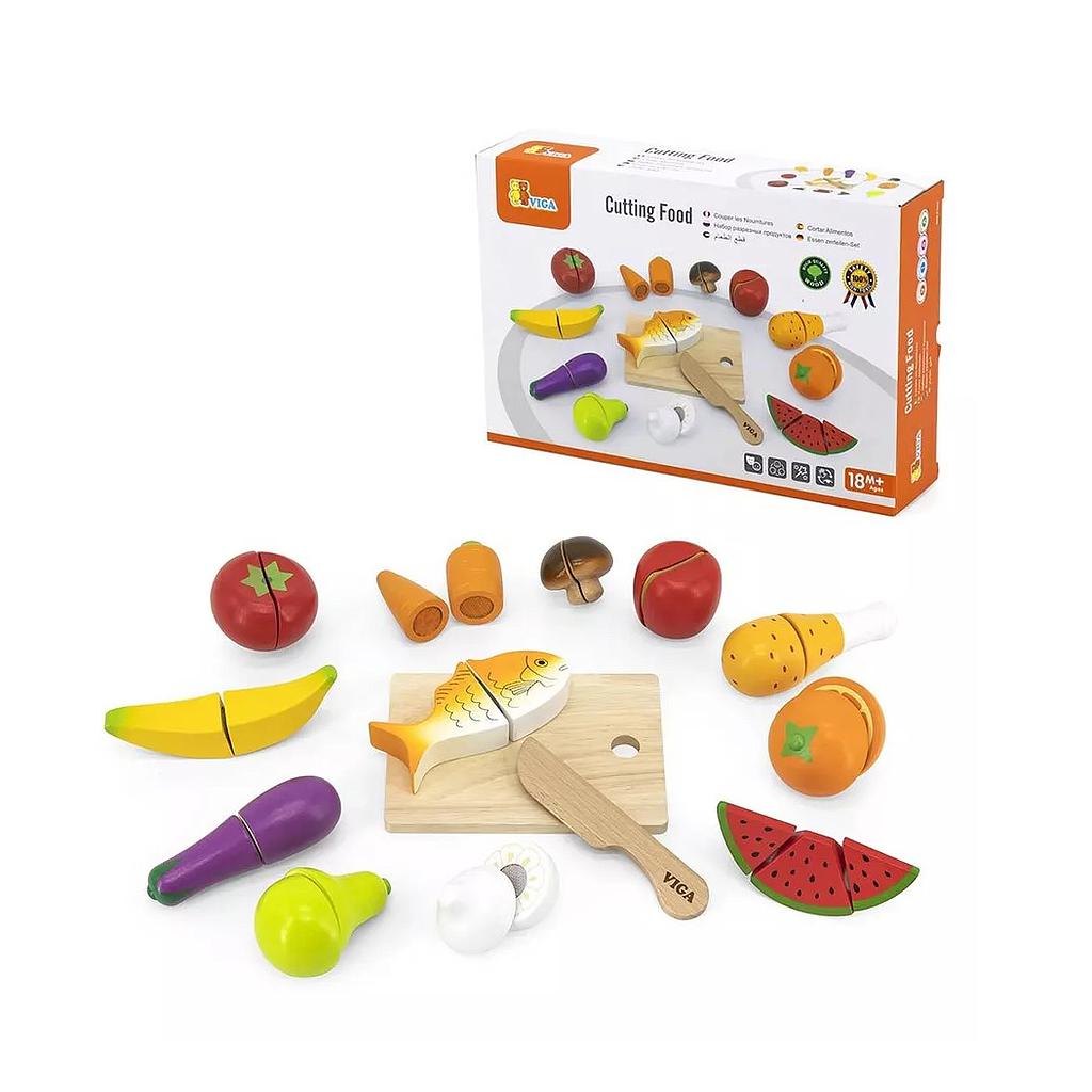 Set Cortar Alimentos con Tabla
