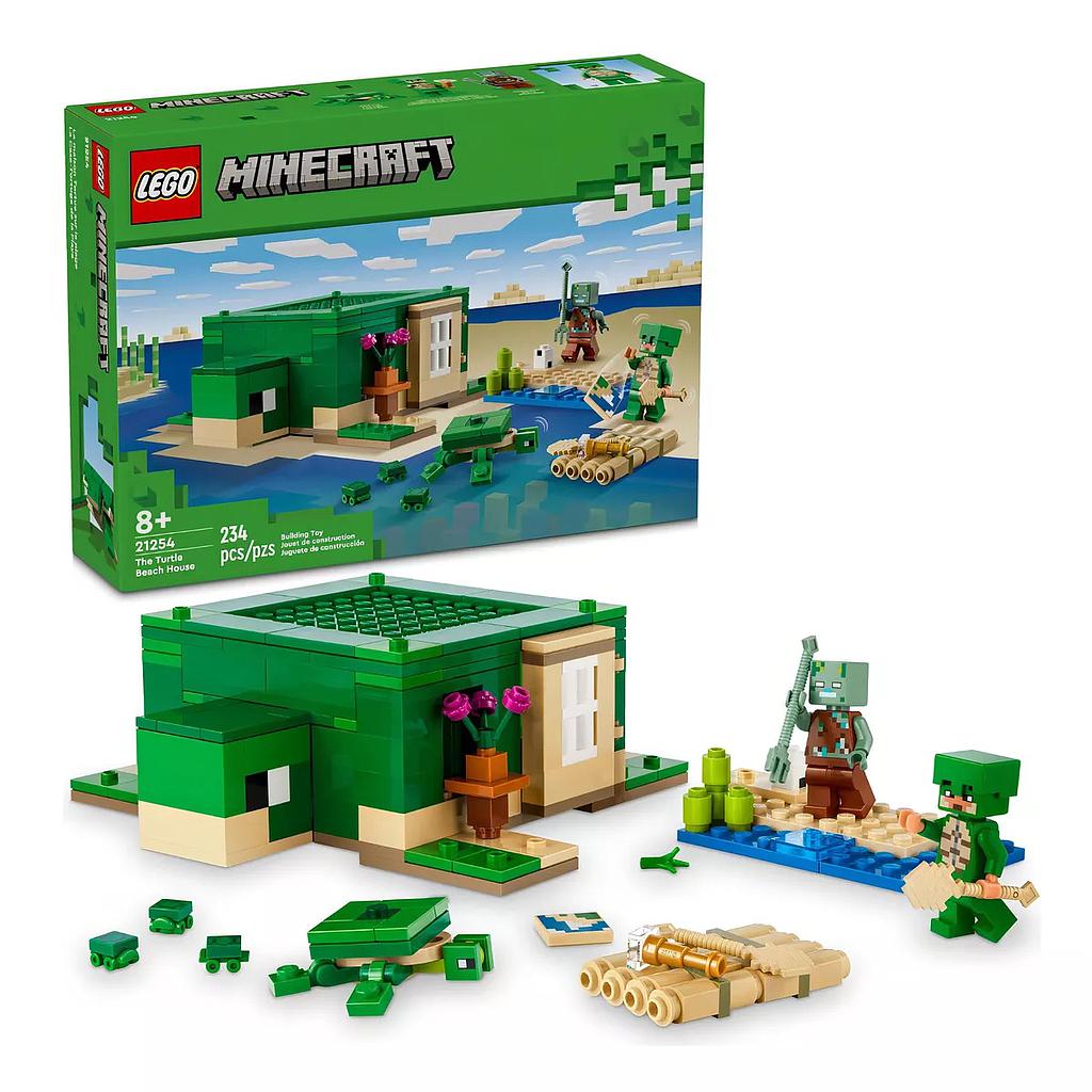 Lego Minecraft La Casa Tortuga de Playa