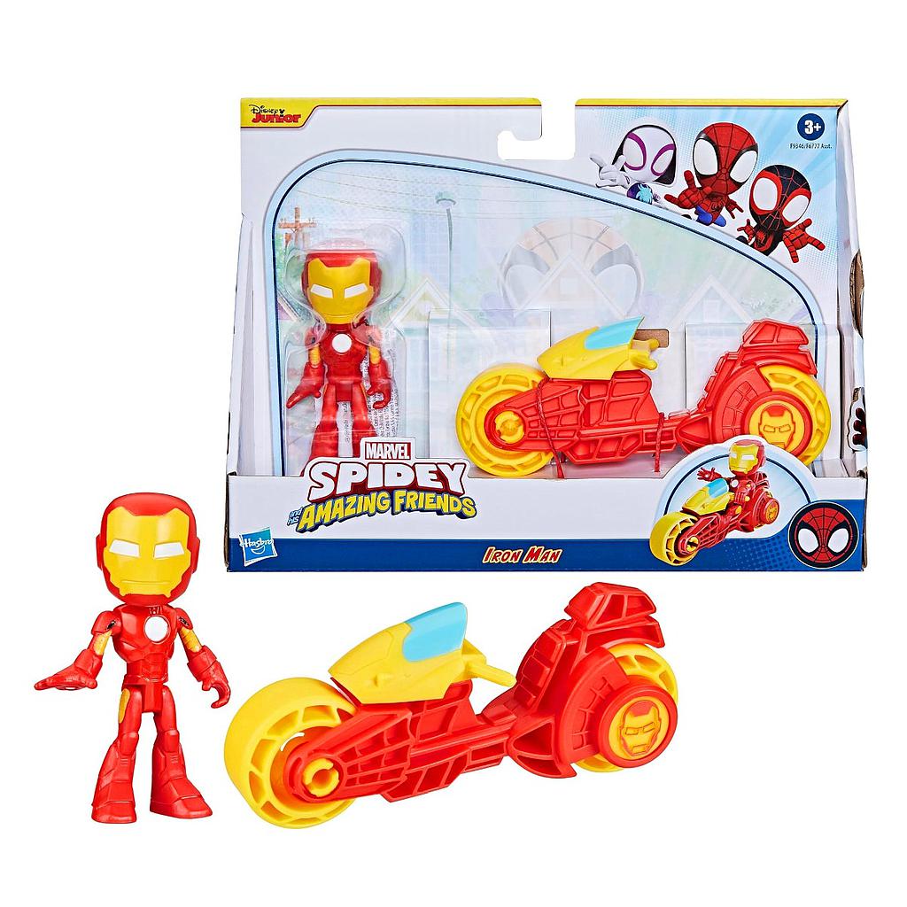 Figura Iron Man en Moto