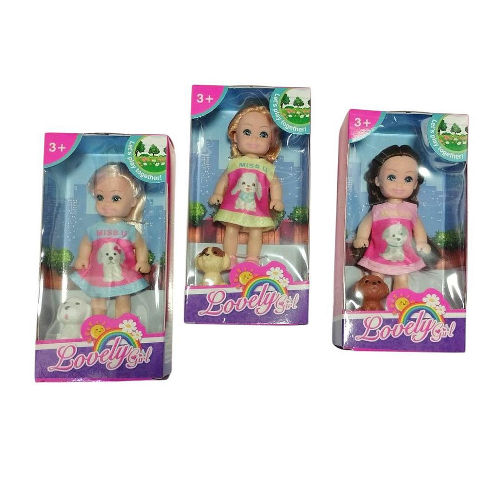 Muñequita Lovely Girl en caja