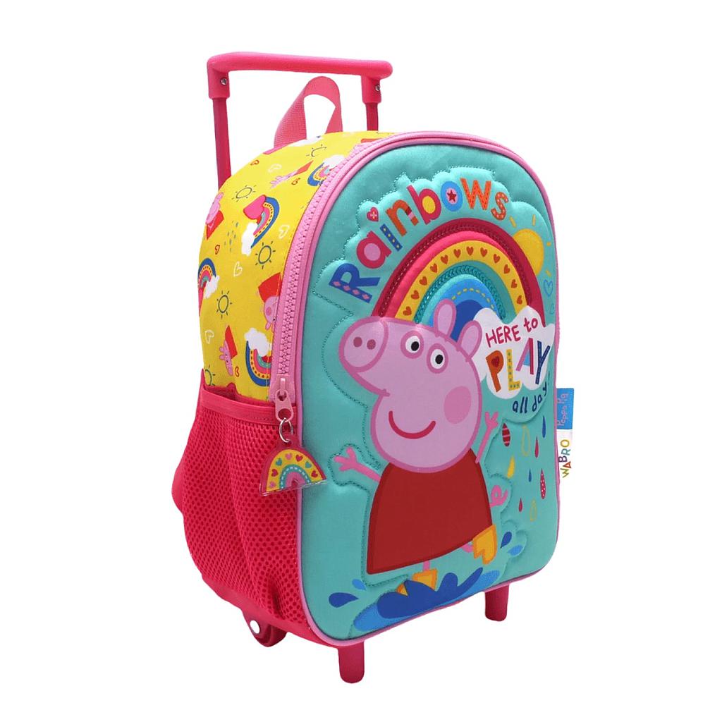 Mochila Peppa Rainbows con Carrito