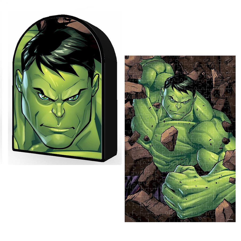 Puzzle 3D 300 piezas Hulk lata