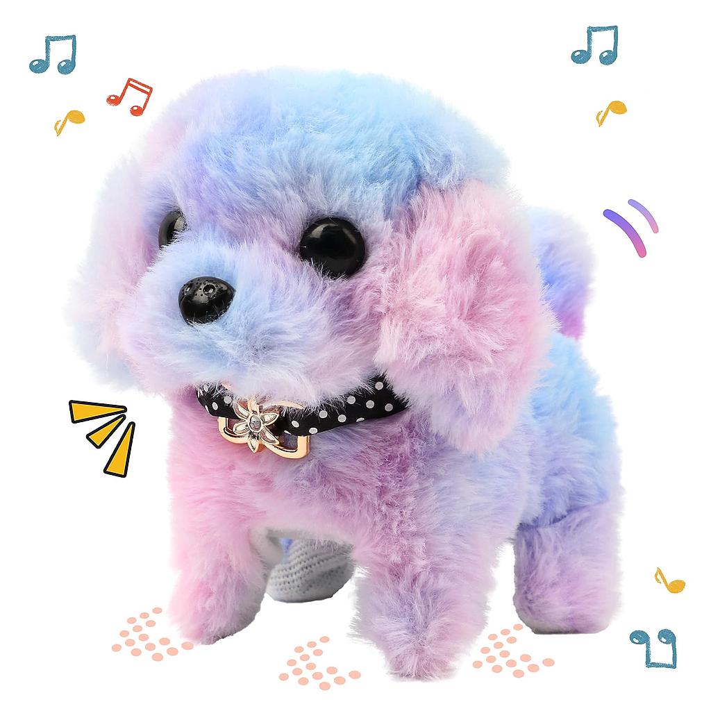 Perrito Pastel camina y ladra