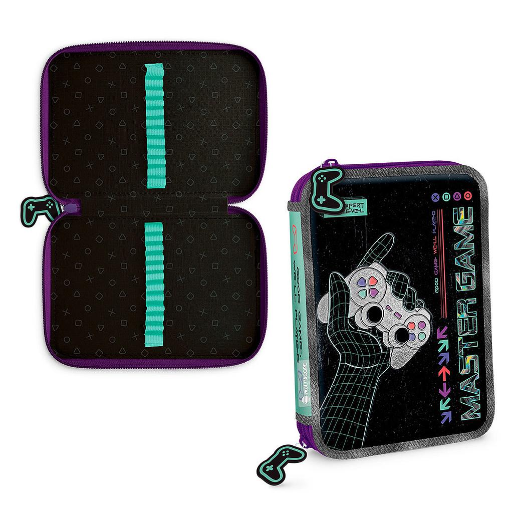 Cartuchera Master Game 2 Cierres