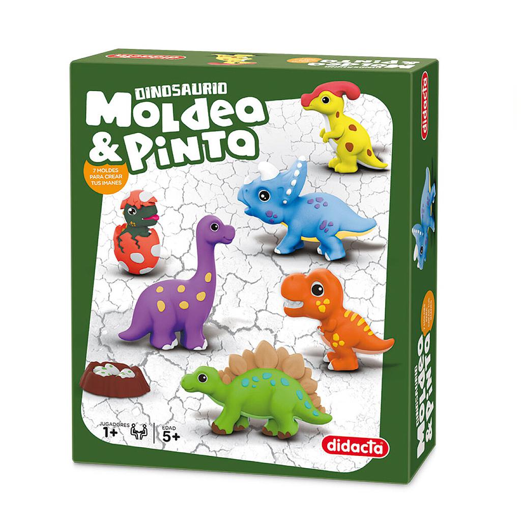 Moldea y Pinta Dinosaurios