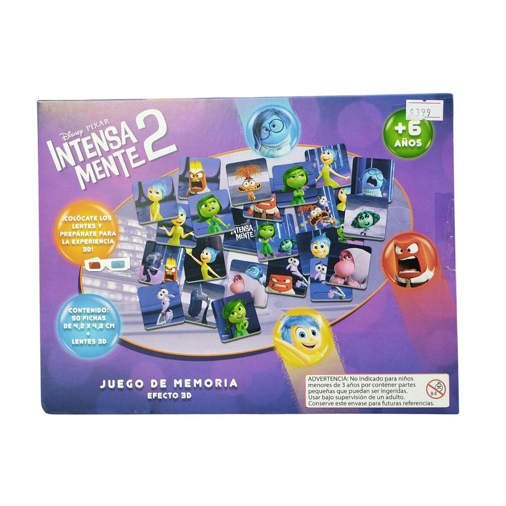 Juego de Memoria Intensamente 2