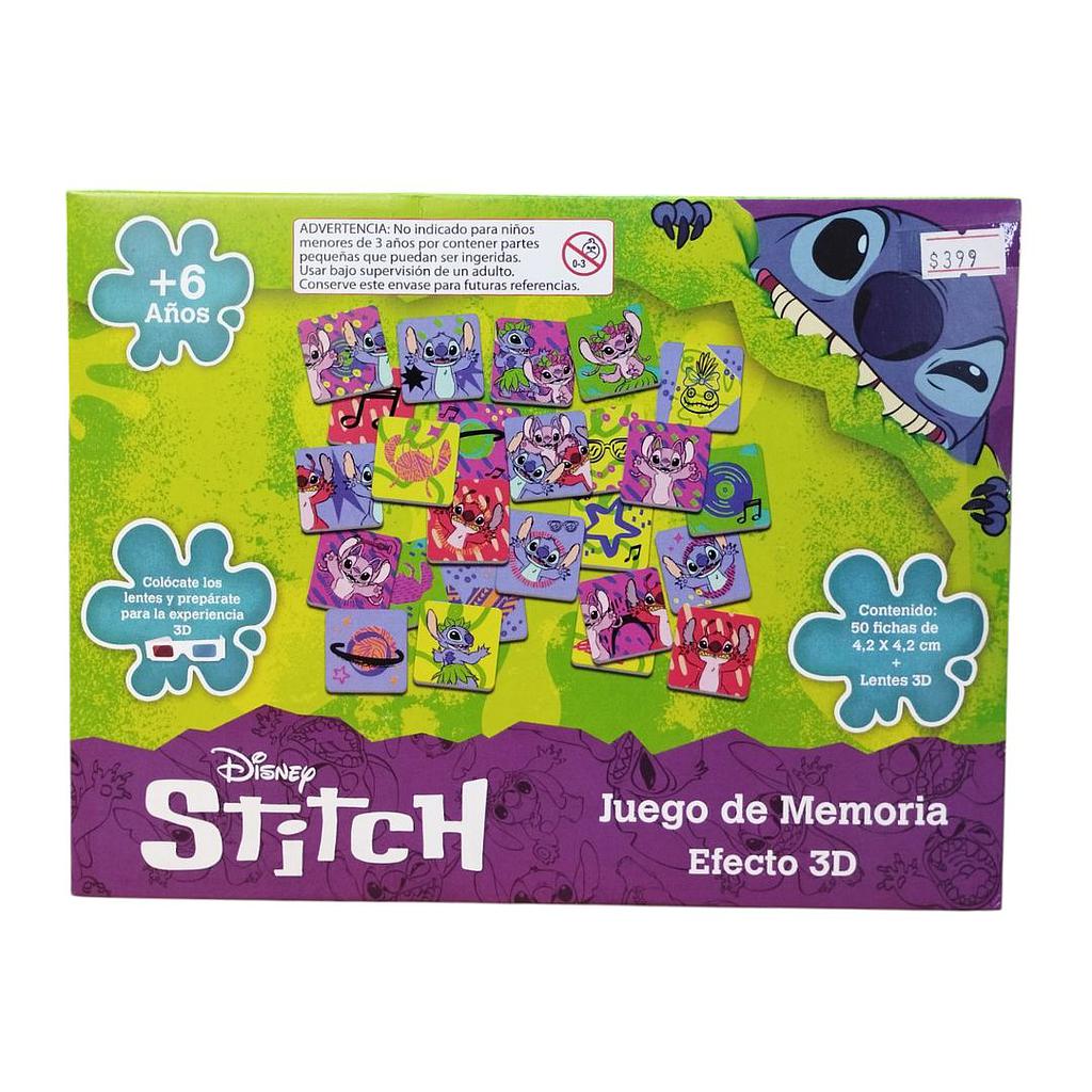 Juego de Memoria Stitch