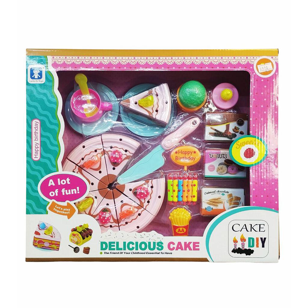 Pastel Cumpleaños con Velitas