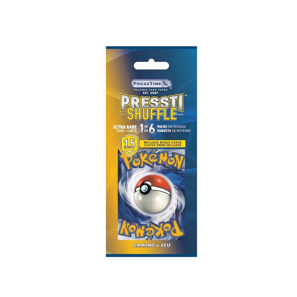 Pokémon Cartas Pressti Shuffle x 15
