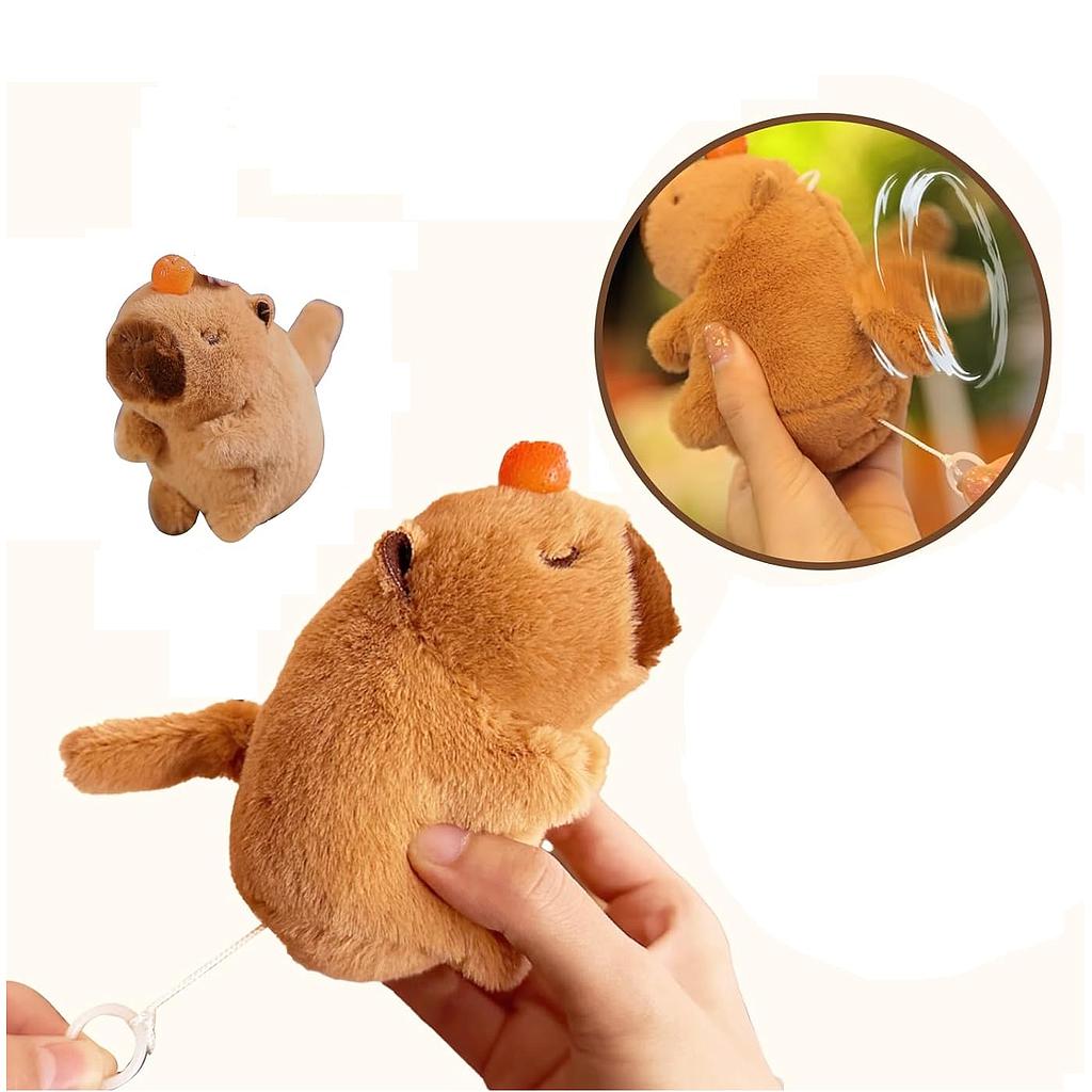 Peluche Capibara a cuerda