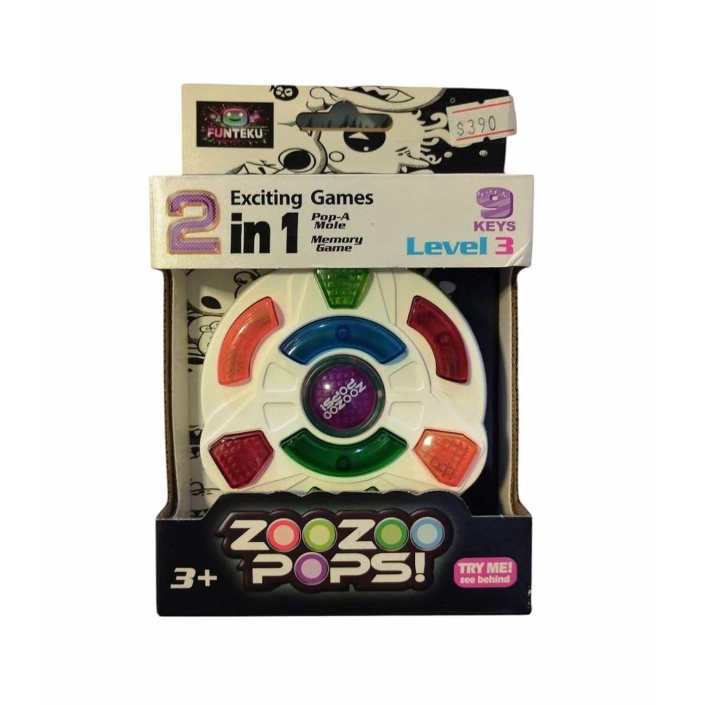 Juego Memory Zoozoo Pops!
