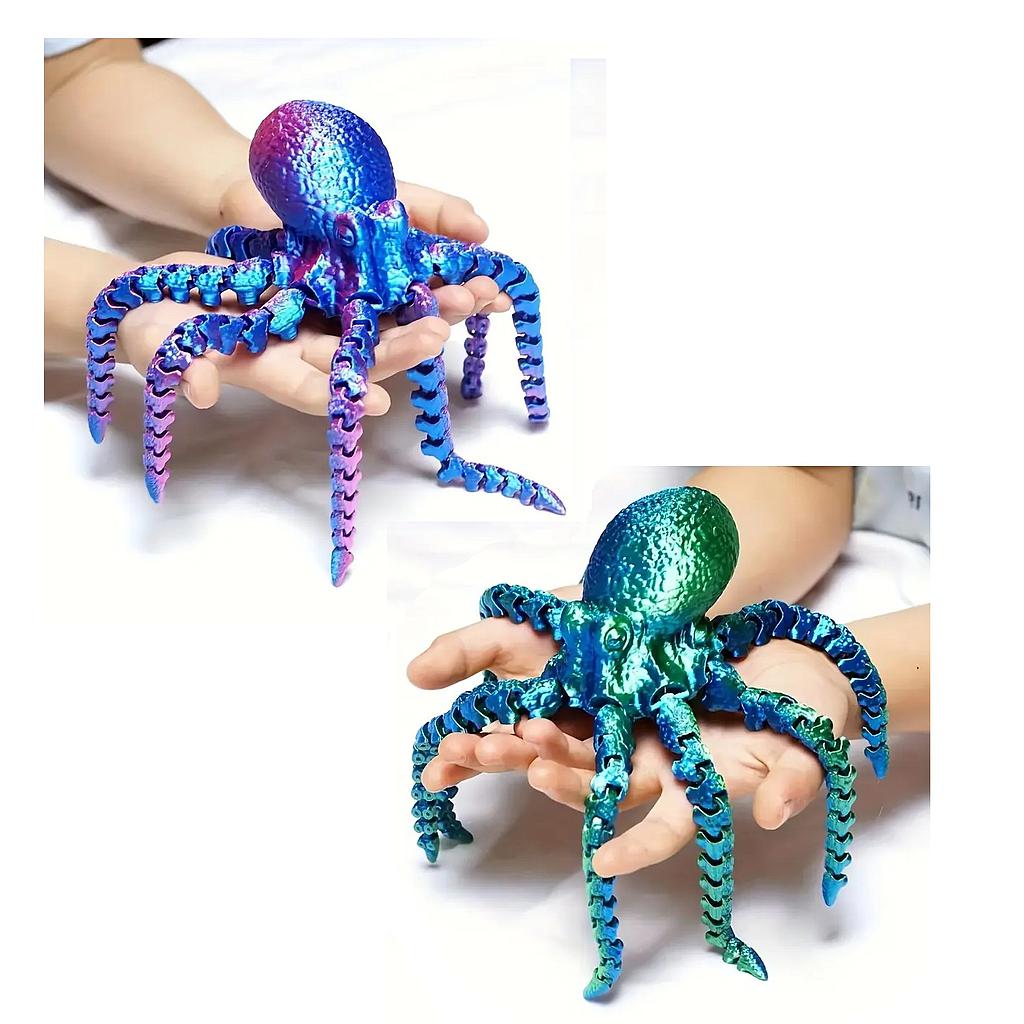 Pulpo Tornasolado articulado
