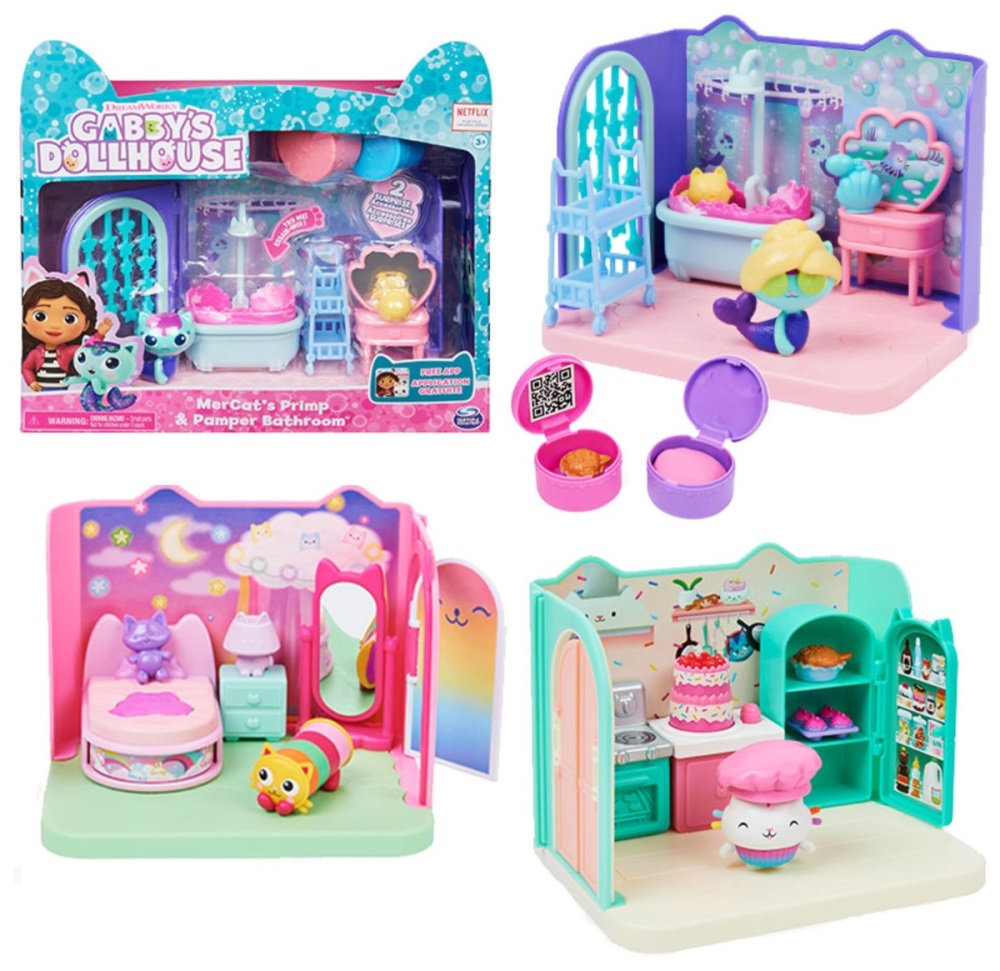 Set Habitaciones Gabby's Dollhouse