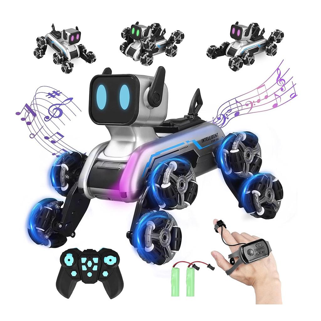 Perro Robot Stunt a control