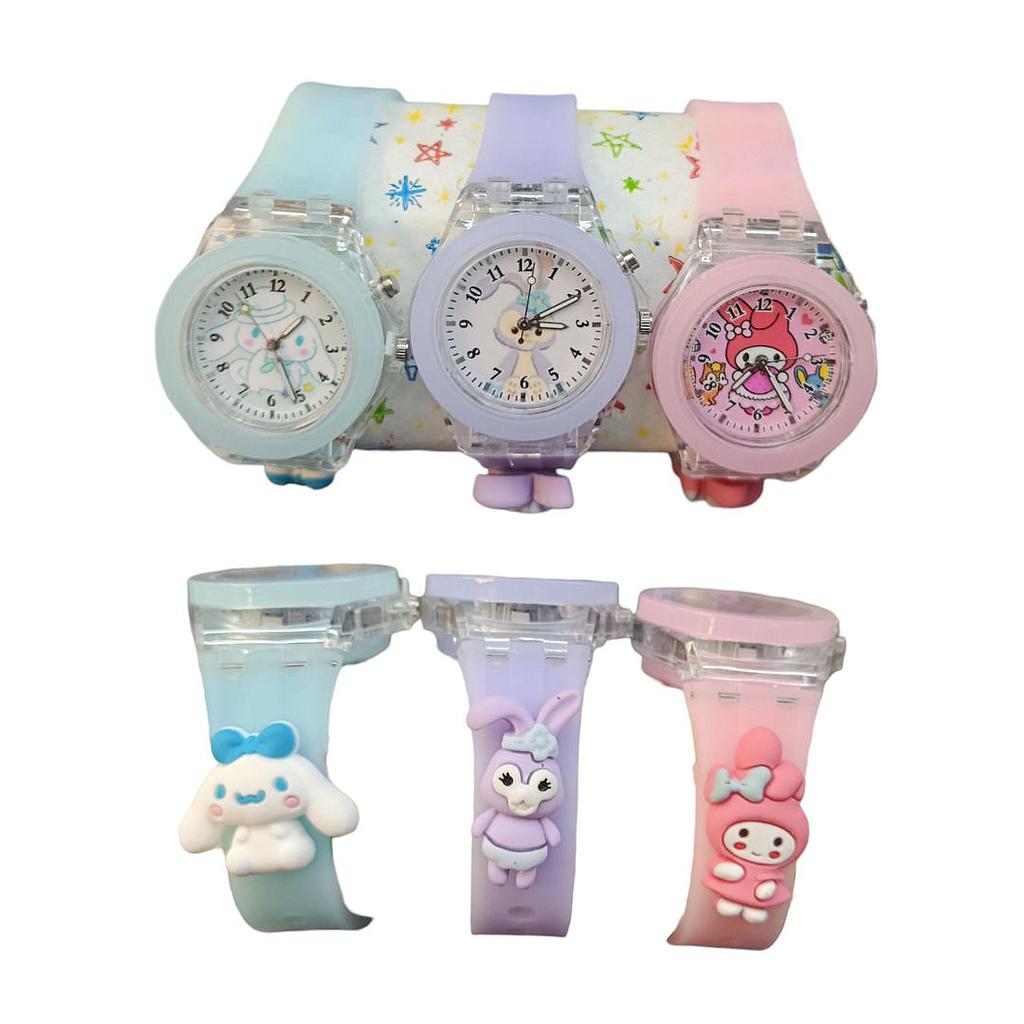 Reloj Agujas amigos H. Kitty