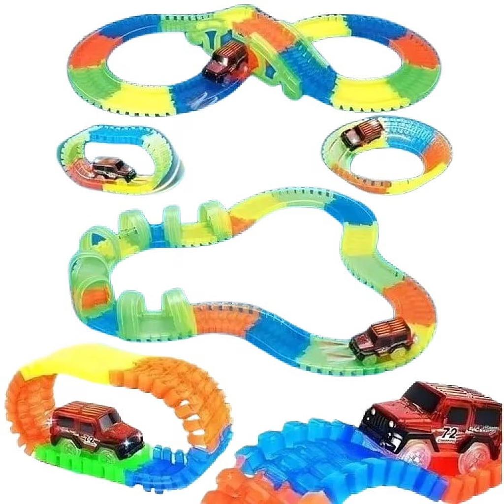 Pista Flúor con Autito