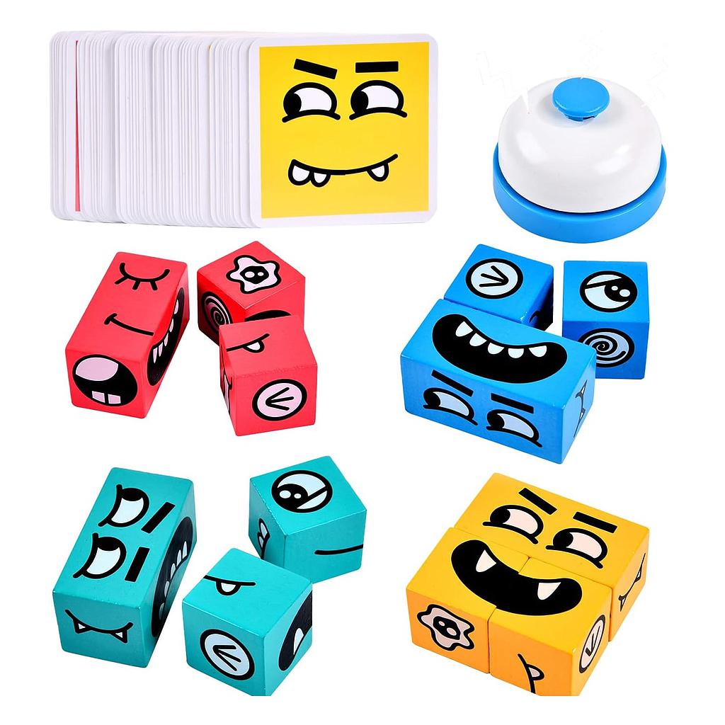Cubos Mágicos Caritas Divertidas