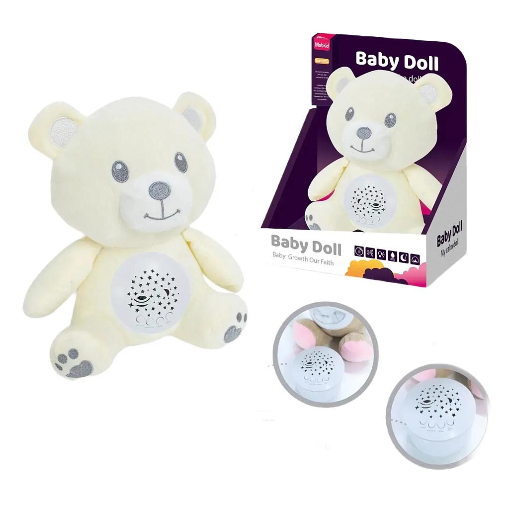 Proyector Peluche Oso Blanco