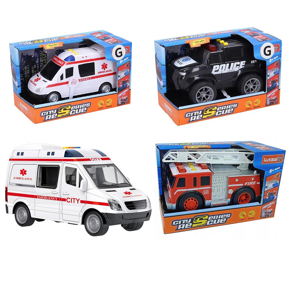 Vehículo Rescate con Luz y Sonido