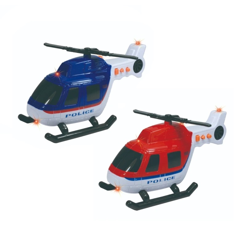 Helicóptero Policía con Luz y Sonido