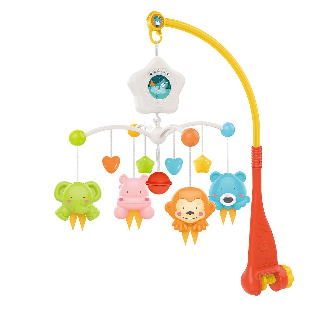 Móvil Animalitos Zoo Naranja