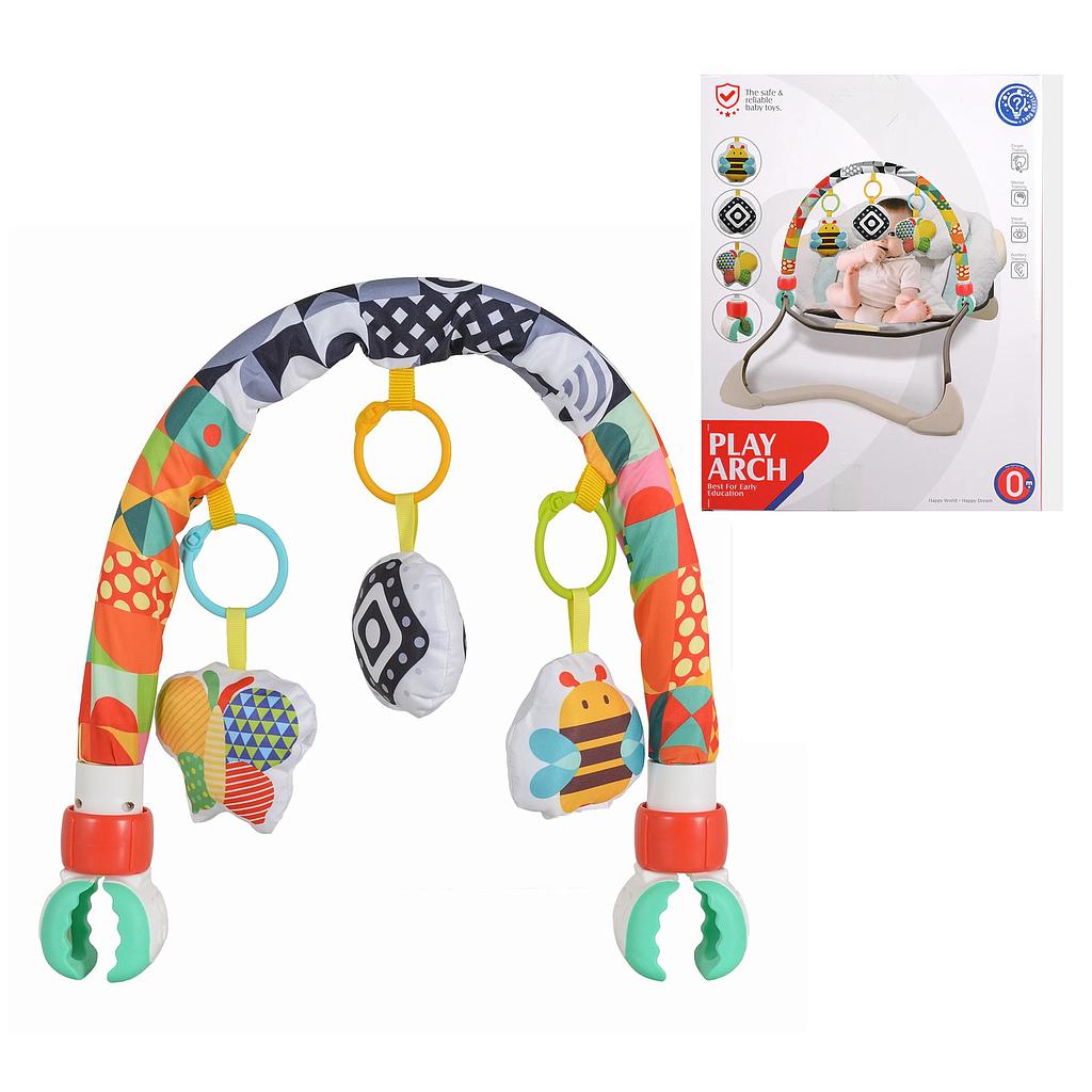 Móvil para cochecito en tela