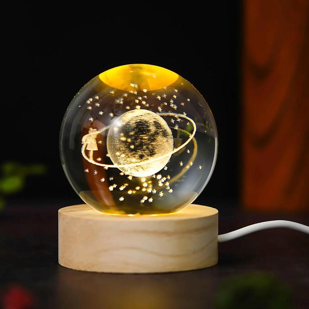 Lámpara Esfera Cristal