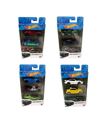 Auto Hot Wheels x3