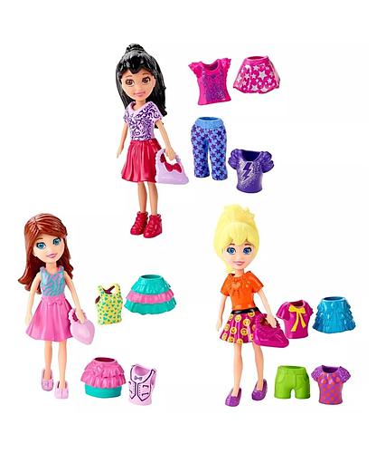 Polly Pocket con ropa y acc.