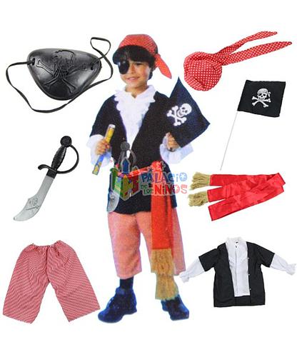 Disfraz Pirata con accesorios