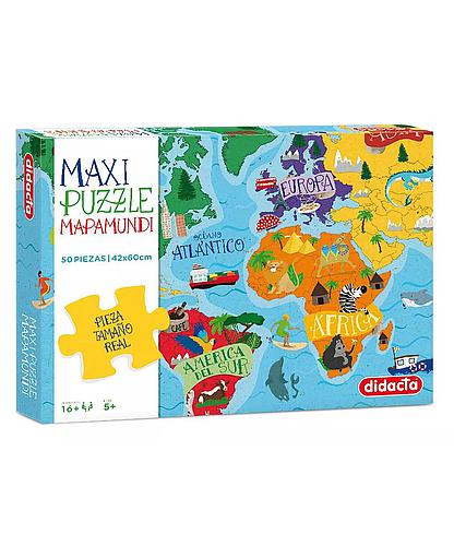 Maxi Puzzle Planisferio