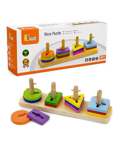 Laberinto Puzzle Madera