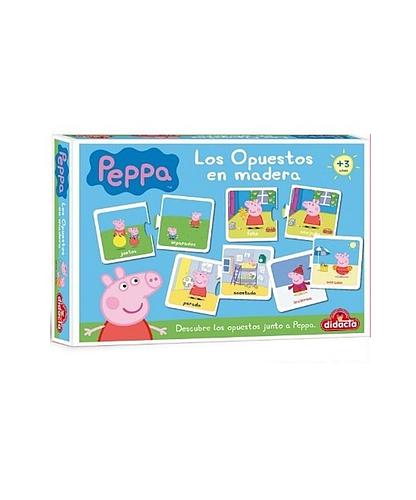 Los Opuestos Peppa Madera