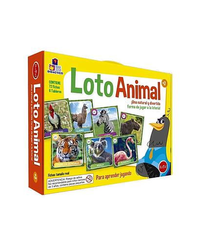 Juego Loto Animal en Valija