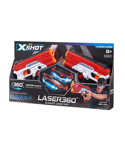 Pistola X-Shot Laser 360º x 2
