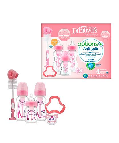 Set Bebé Rosa Dr Brown's