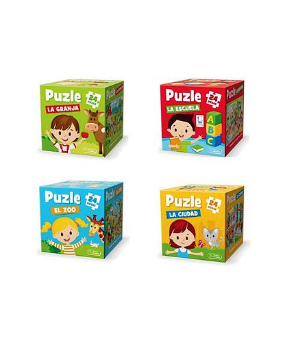 Puzzles Cubo x 24 piezas