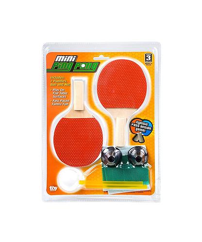 Set Mini Ping Pong con red