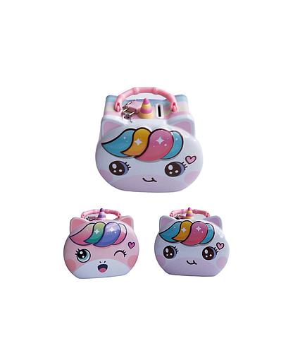 Alcancia Unicornio con candado