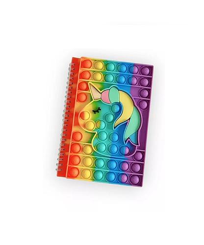 Libreta Pop It Unicornio